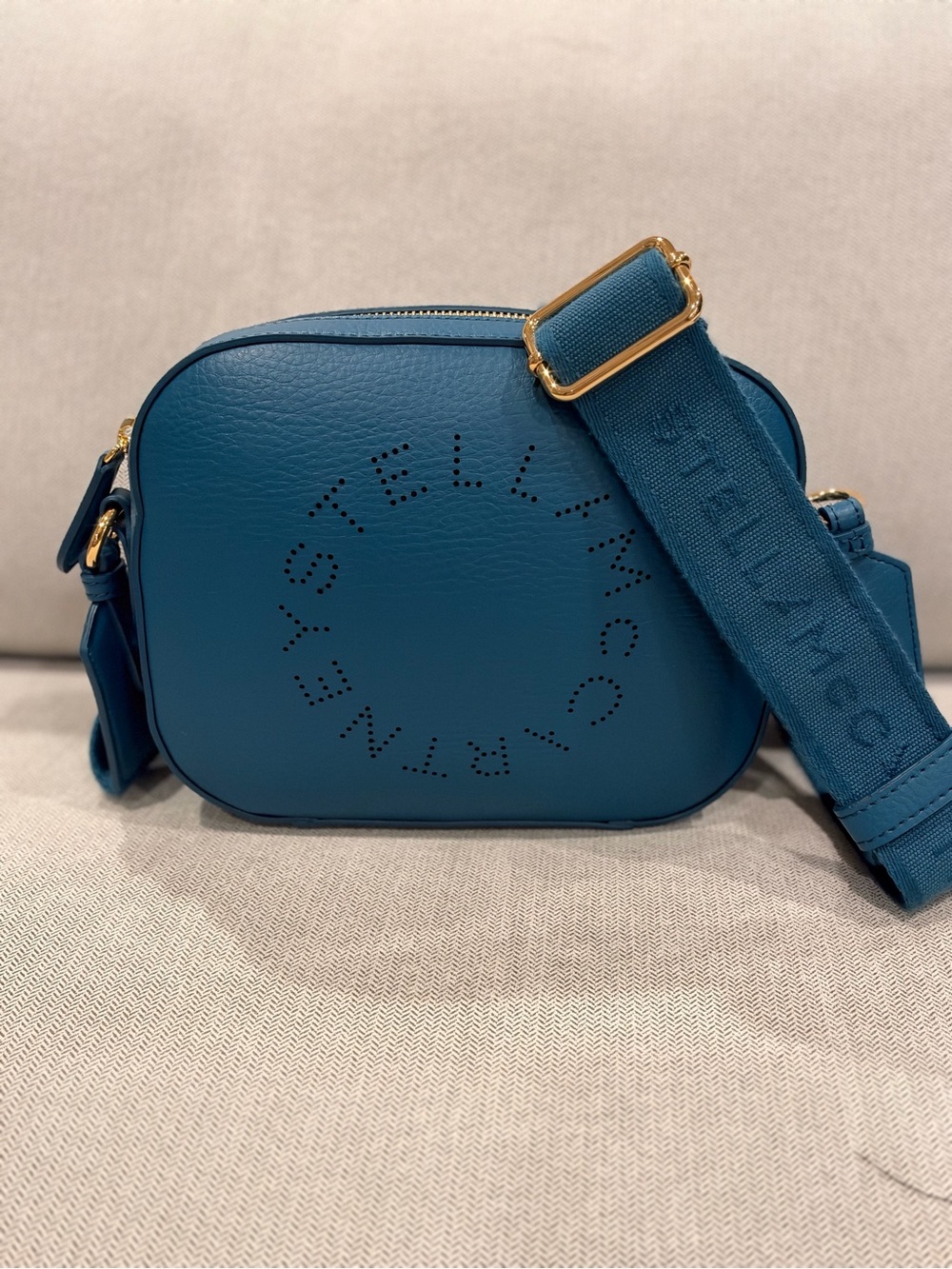 NWT Stella McCartney Perforated Logo Crossbody Bag